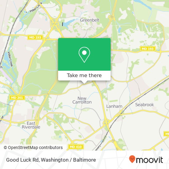 Good Luck Rd, Lanham, MD 20706 map