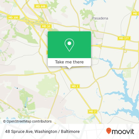 48 Spruce Ave, Pasadena, MD 21122 map