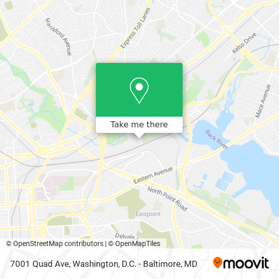 Mapa de 7001 Quad Ave