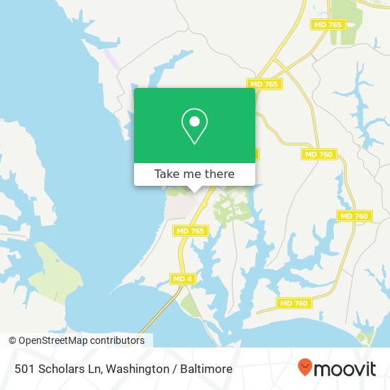 501 Scholars Ln, Solomons, MD 20688 map