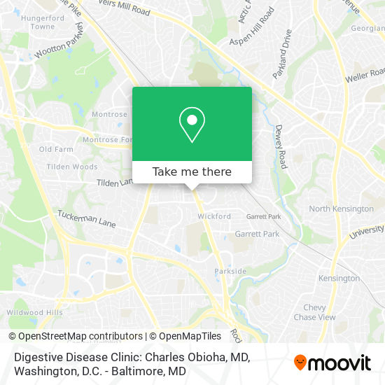 Digestive Disease Clinic: Charles Obioha, MD map