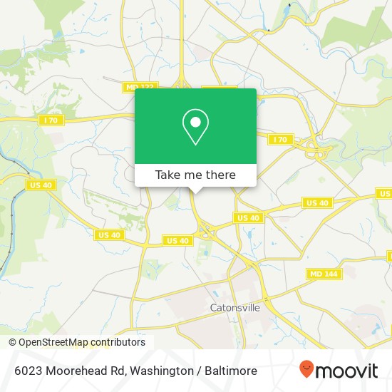 6023 Moorehead Rd, Catonsville, MD 21228 map