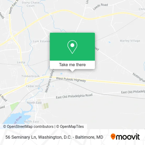 56 Seminary Ln map