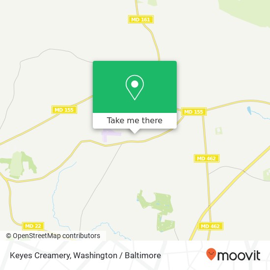 Mapa de Keyes Creamery, 3712 Aldino Rd