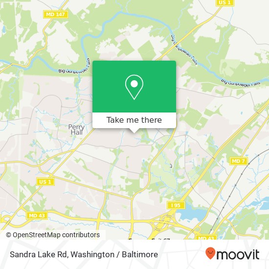 Sandra Lake Rd, Perry Hall, MD 21128 map