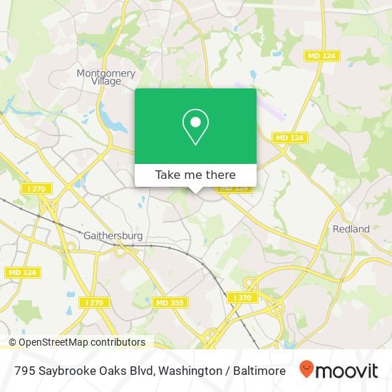 795 Saybrooke Oaks Blvd, Gaithersburg, MD 20877 map