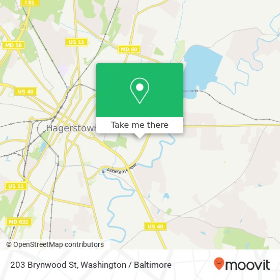 203 Brynwood St, Hagerstown, MD 21740 map