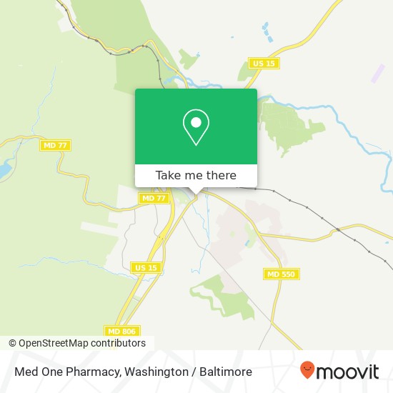 Mapa de Med One Pharmacy, 58 Water St