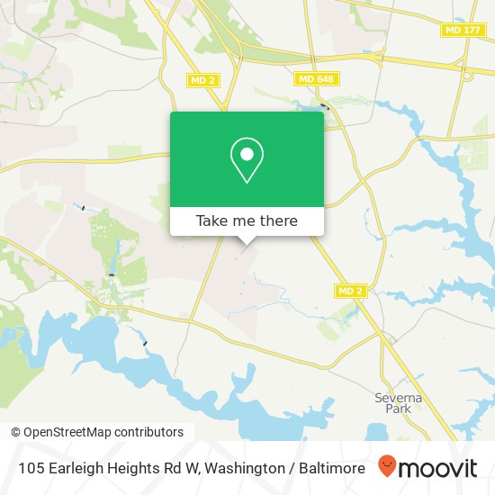 105 Earleigh Heights Rd W, Severna Park, MD 21146 map