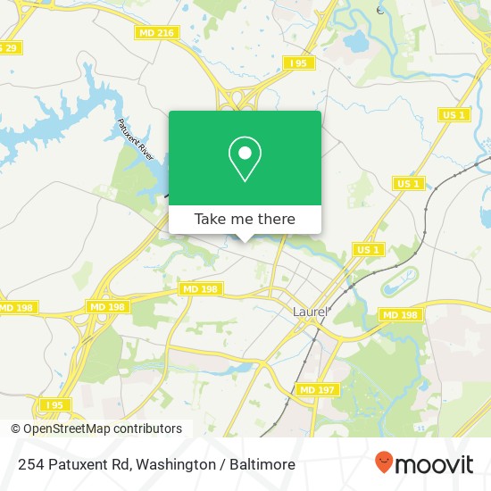 254 Patuxent Rd, Laurel, MD 20707 map