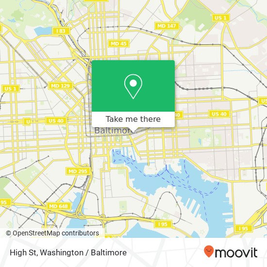 High St, Baltimore, MD 21202 map