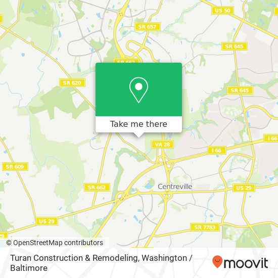 Turan Construction & Remodeling map