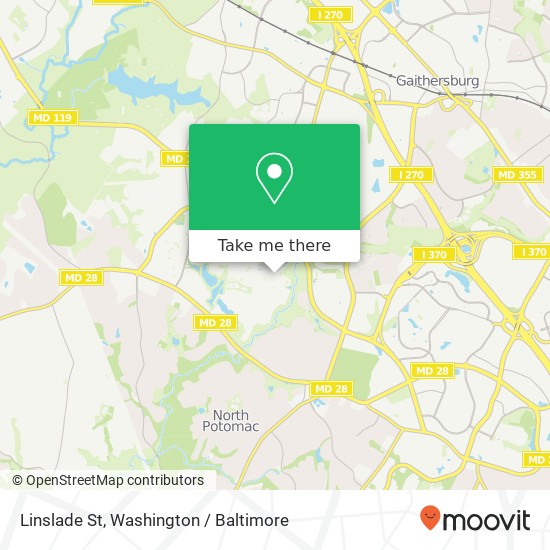 Linslade St, Gaithersburg, MD 20878 map
