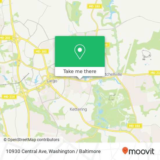 10930 Central Ave, Bowie, MD 20716 map