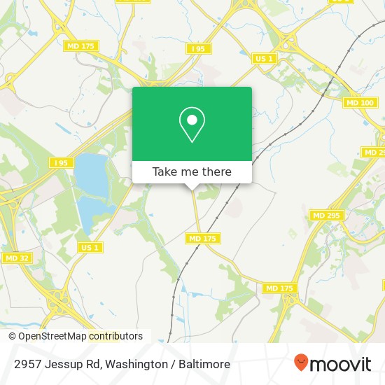 2957 Jessup Rd, Jessup, MD 20794 map