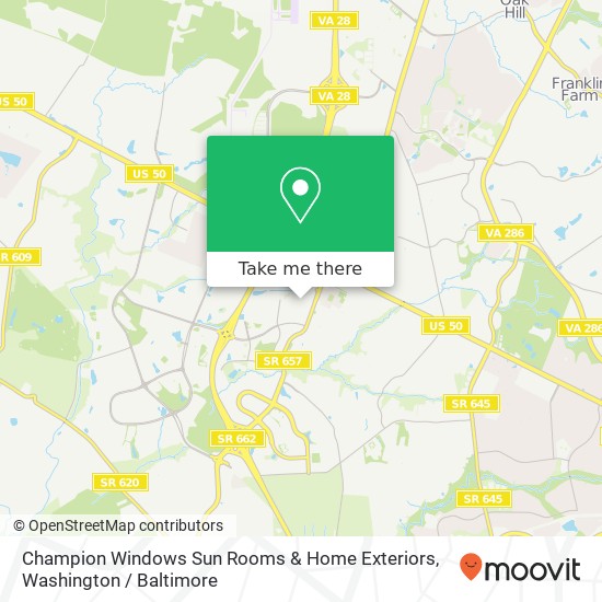 Champion Windows Sun Rooms & Home Exteriors map