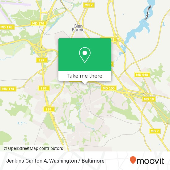 Mapa de Jenkins Carlton A, 203 Hospital Dr