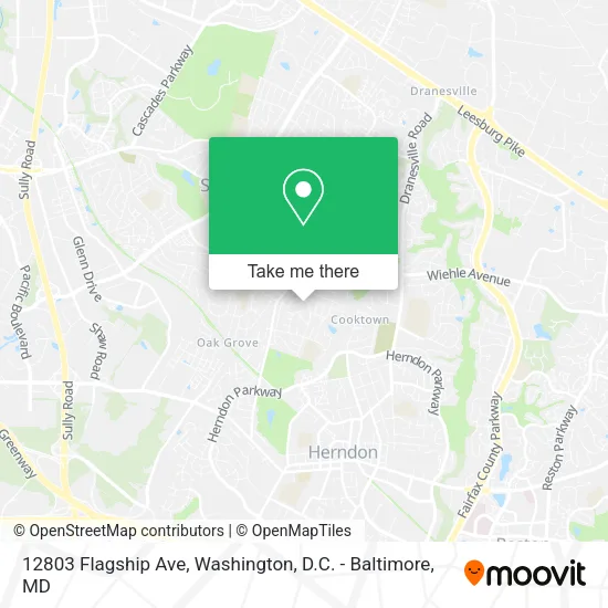 Mapa de 12803 Flagship Ave
