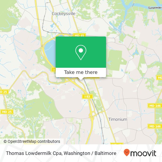 Thomas Lowdermilk Cpa, 9690 Deereco Rd map