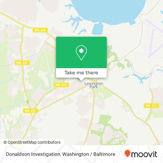 Mapa de Donaldson Investigation, 21786 Bunker Hill Dr