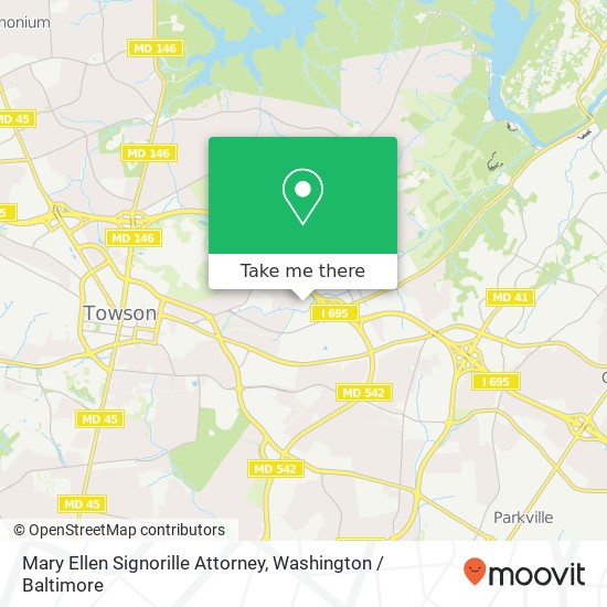 Mary Ellen Signorille Attorney, 809 Glen Eagles Ct map