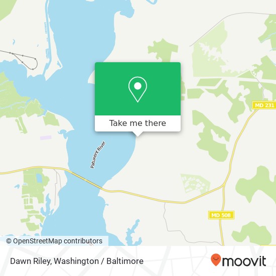 Mapa de Dawn Riley, 410 Riverside Dr