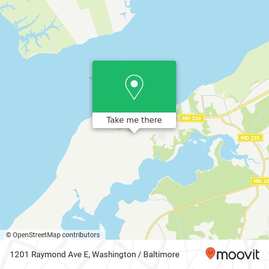 1201 Raymond Ave E, Indian Head, MD 20640 map