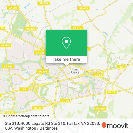 Ste 310, 4000 Legato Rd Ste 310, Fairfax, VA 22033, USA map