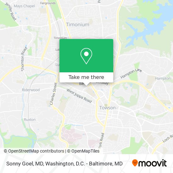 Sonny Goel, MD map