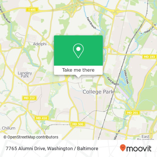 7765 Alumni Drive map