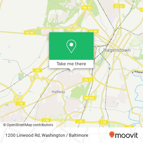 1200 Linwood Rd, Hagerstown, MD 21740 map