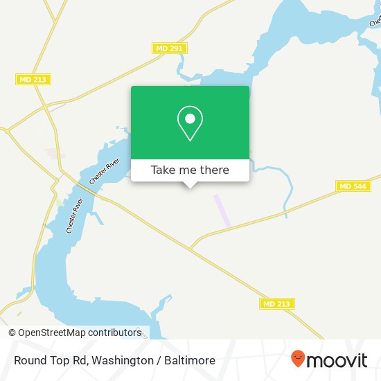 Round Top Rd, Chestertown, MD 21620 map