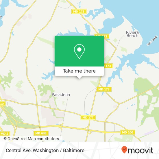 Central Ave, Pasadena, MD 21122 map