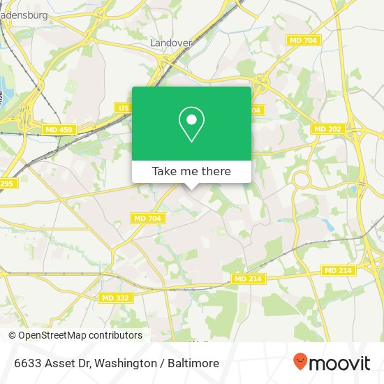 6633 Asset Dr, Hyattsville, MD 20785 map