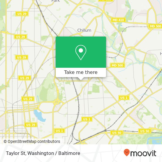 Taylor St, Washington, DC 20017 map