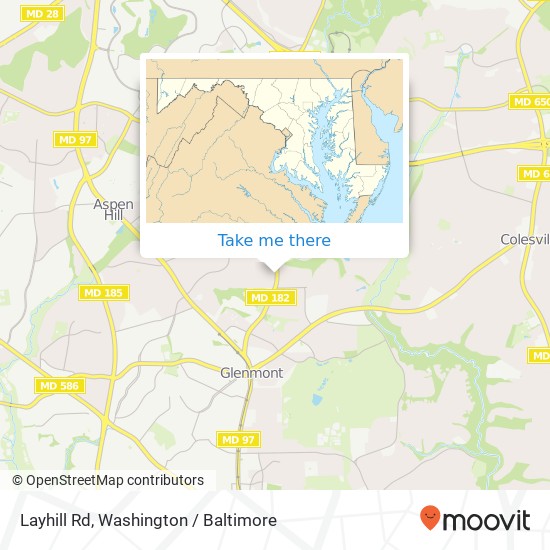 Layhill Rd, Silver Spring, MD 20906 map