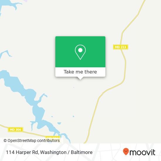 Mapa de 114 Harper Rd, Centreville, MD 21617