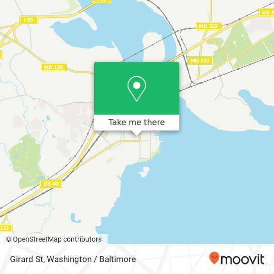 Mapa de Girard St, Havre de Grace, MD 21078