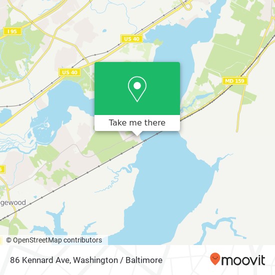 86 Kennard Ave, Edgewood, MD 21040 map