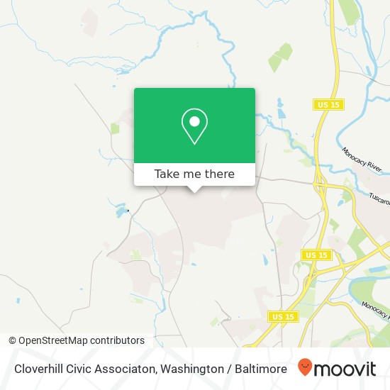 Mapa de Cloverhill Civic Associaton, 8122 Glendale Dr