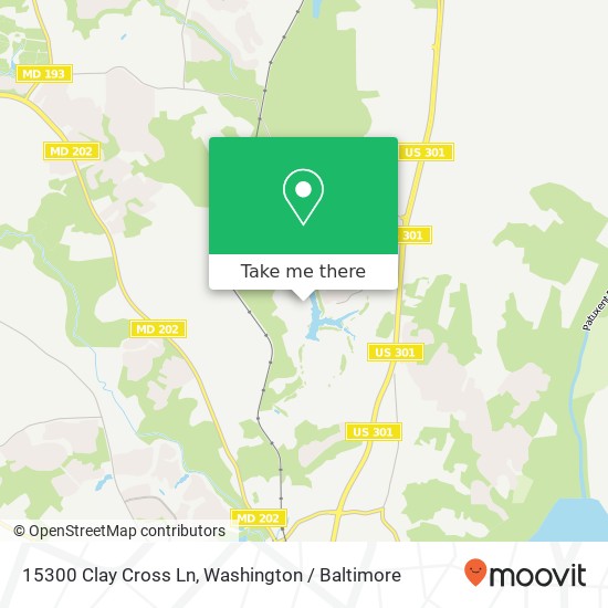 15300 Clay Cross Ln, Upper Marlboro, MD 20774 map