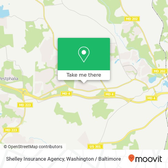 Mapa de Shelley Insurance Agency, 5209 Derby Manor Ln