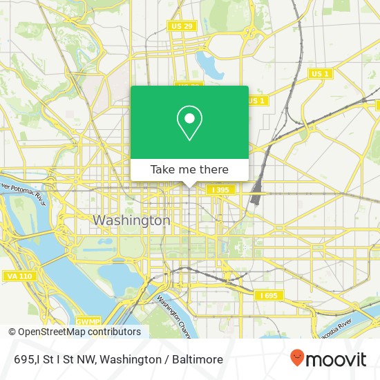 695,I St I St NW, Washington, DC 20001 map