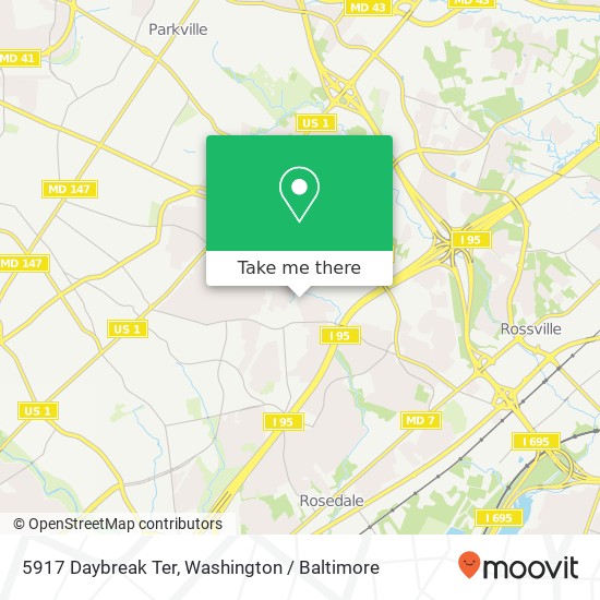 5917 Daybreak Ter, Baltimore, MD 21206 map