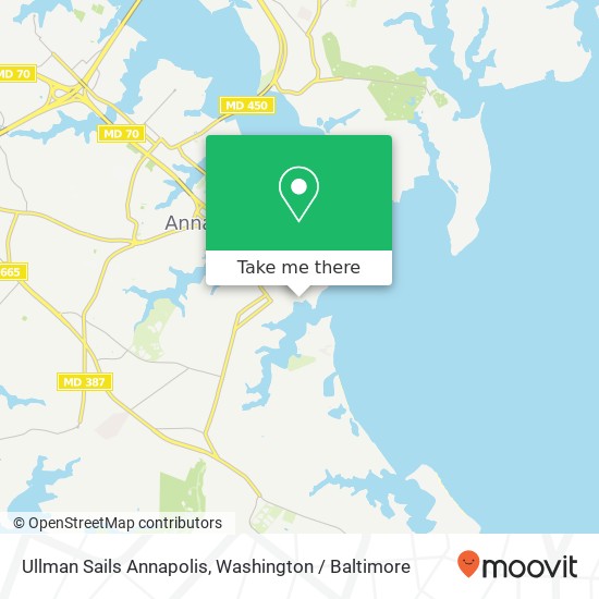 Ullman Sails Annapolis, 612 3rd St map