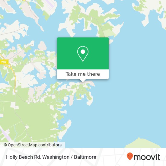 Mapa de Holly Beach Rd, Essex, MD 21221