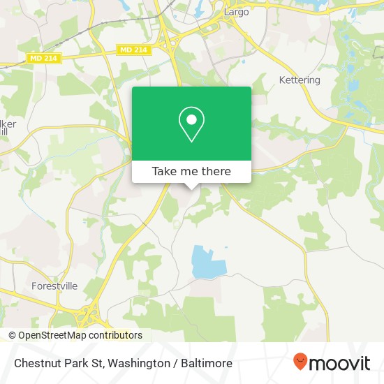 Chestnut Park St, Capitol Heights, MD 20743 map