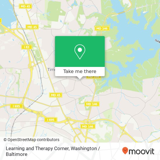 Learning and Therapy Corner, 1818 Pot Spring Rd map