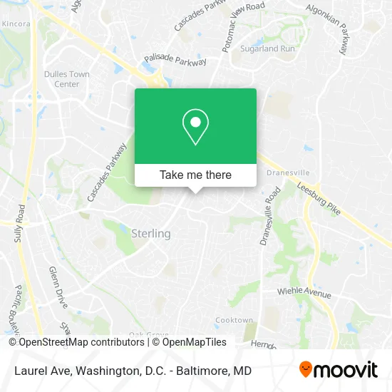 Laurel Ave map