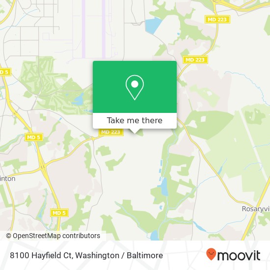 8100 Hayfield Ct, Clinton, MD 20735 map